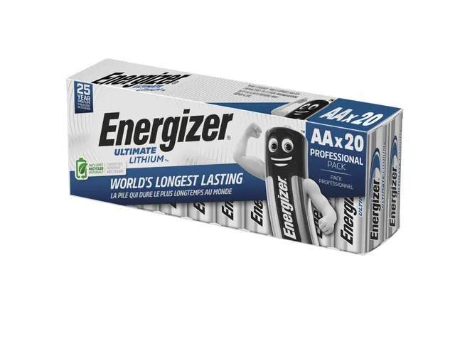 Batterij Energizer Ultimate Lithium 20x AA