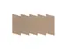 Carreau acoustique PET-Feutre Parallélogramme Beige 30x25cm 22pcs