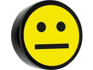 Impressiemagneet Face Geel 35Mm - 2