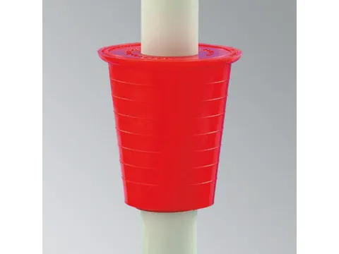 vatenstop,opening Ø 40-70mm,PVC