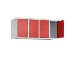 opzetkast,v. locker,4vak.,vak B 300mm,HxBxD 500x1200x500mm