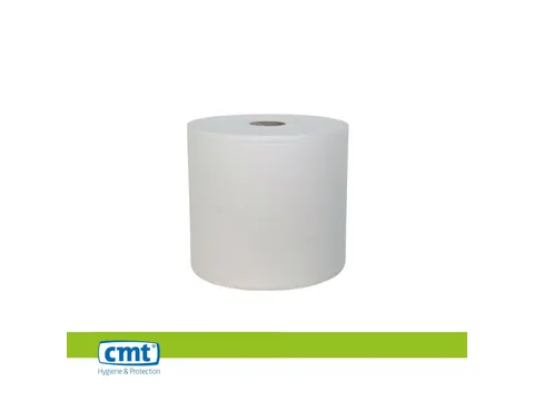 CMT Poetsrol Midi Eco Cellulose 1-laags Wit 6 Rol