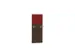cache de banque d'accueil,NV brun caryer,BN4011-rouge