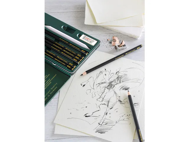 Crayon graphite Faber-Castell Pitt Mat 10B