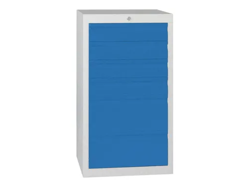 ladekast HxBxD 900x500x500mm 6laden slot RAL7035 front RAL5012