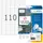 HERMA 4210 Verwijderbare etiketten A4 38,1x12,7mm Wit 2750 stuks