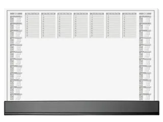 Designonderlegger Sigel Office 27/28 59,5x41cm dag/week- planner 40 ve - 2