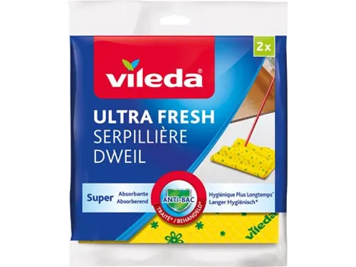 Vileda Ultra Fresh Floorcloth super absorberende dweil 50x60cm Geel
