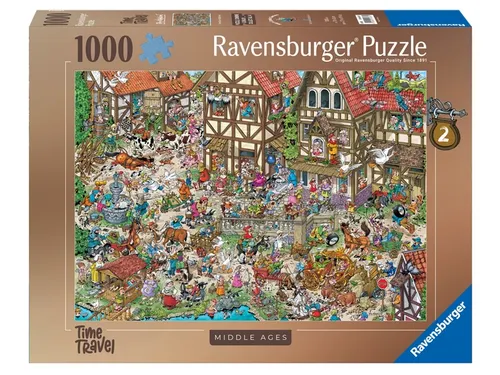 Puzzel Ravensburger Ray's comic Middle Ages 1000 stukjes