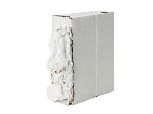 Witte Tricot Poetslappen 2e Kwaliteit 10kg Doos