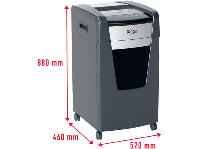 Momentum Extra XP422+ papiervernietiger 85L zwart