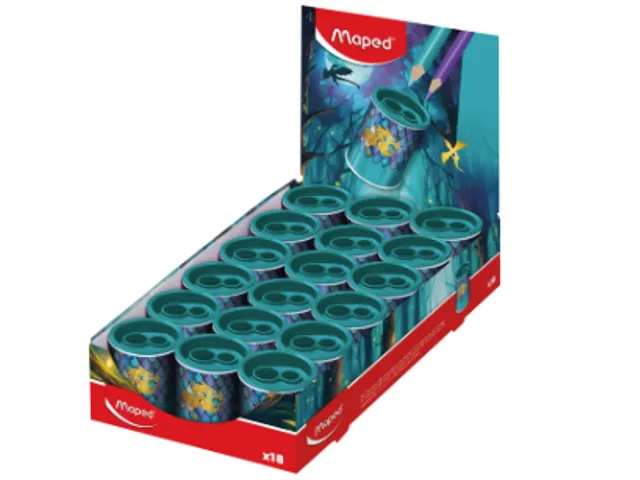 Puntenslijper Maped Dragon 2gaats display 18 stuks