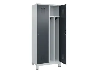 locker voor scheiding van kleding,HxBxD 1950x800x500mm,2vak - 1