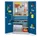Materiaalkast Gesleufde Deuren 1950x1000x600mm 4laden 1legbord Ral5010