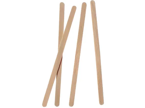 Roerstaafje Uit Hout FSC Splintervrij 140 mm Pak 1000 Stuks