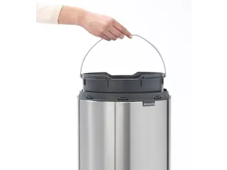 Touch bin New 30 Liter Prullenbak Mat Staal - 10
