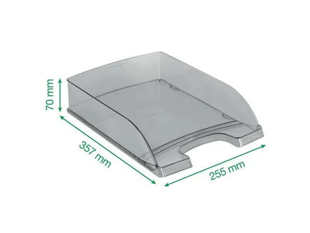 Brievenbak Leitz 5226 A4 Plastic Transparant Glashelder