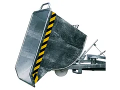 kiepbak,HxLxB 800x1300x1280mm,0,5m³,draagverm. 1000kg,wielen