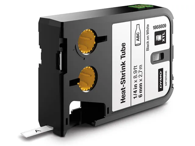 Dymo 1868809 Xtl Krimpkous 6mm Zwart Op Wit