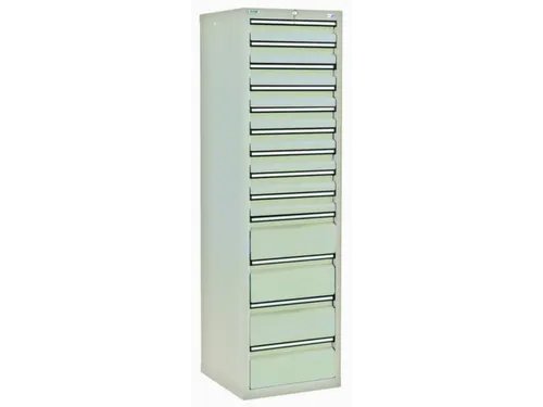 ladekast,HxBxD 1800x500x500mm,13lade(n),centr. vergrendeling