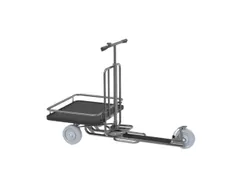 transportwagen,1trede,bel,laadvlak,laadvl. LxB 697x597mm,3wielen