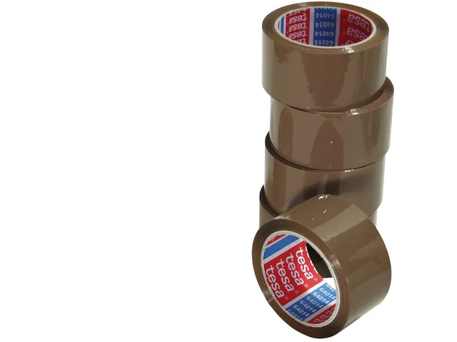 Verpakkingstape Tesa 64014 50mmx66m bruin PP