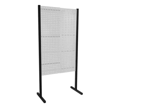scheidingswand van geperforeerde/sleufplaat,enkel veld,HxB 1500x1000mm
