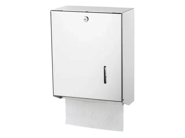 Handdoekdispenser Aluminium Groot C-vouw Z-vouw