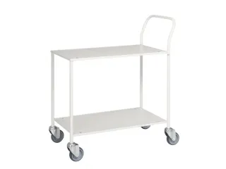 Tafelwagen,Draagverm. 150Kg,2Etage(S),Etage(S) Melaminecoating,Wit,Wit - 1