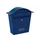 Brievenbus Paris Blauw met naamplaatje incl. 2 sleutels 37x36.5x13.2cm