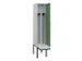 armoire vestiaire noir et blanc,HxlxP 2120x400x815mm,1compart.