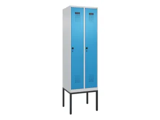 locker,HxBxD 2120x600x500mm,2vak,vak B 300mm,draaigrendel - 2