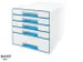 Ladenblok Leitz WOW Cube 5 laden wit/blauw