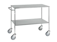 Serveerwagen,Draagverm. 200Kg,2Etage(S),Houten Legbordetage