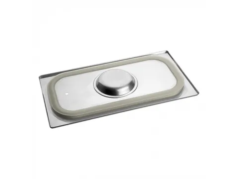 Caterchef RVS Deksel met siliconen rand 1/3 GN