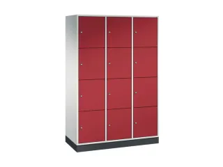 grootvolume-lockersysteem,RAL 7035/RAL 3003,HxBxD 1950x1220x500mm - 2