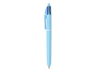 Balpen Bic 4-kleuren M pastel assorti - 2