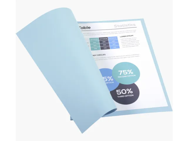 Vouwmap Exacompta Forever A4 170gr lichtblauw