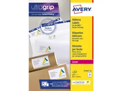 adresetiket Avery QuickPeel 99,1x33,9 wit 40 vel 16 etiketten per vel