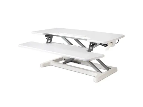 Bakkerelkhuizen Adjustable Desk Riser Zit-Sta Werkstation Wit