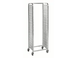 dienbladwagen,draagverm. 150kg,36etage(s),Dienbladschap,zilverkleurig