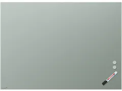 Mat Glasbord 90x120cm Sage Green rechte hoeken