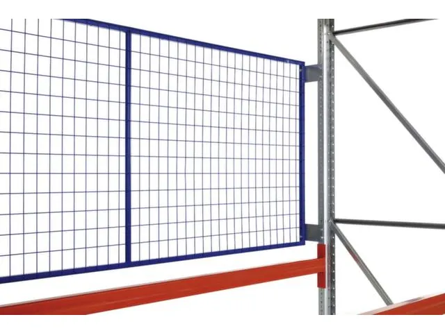 gaasachterwand,v. palletstelling,HxB 1100x3300mm,v. traversen L 3300mm