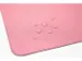Sous-main Sigel enroulable 800x300x2mm rose-argent simili cuir