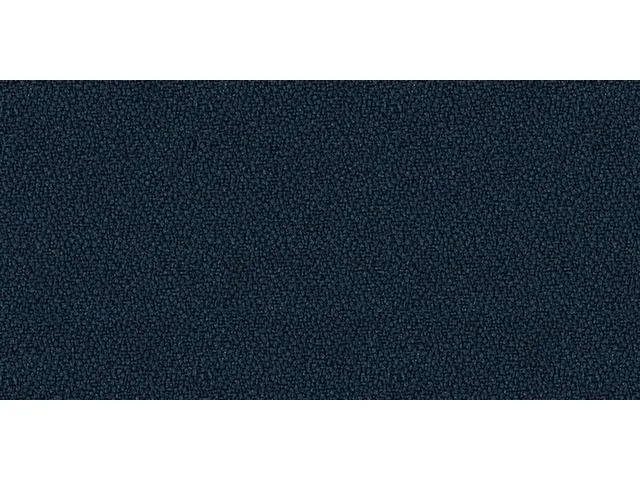 Bezoekersstoel,4Voeten Ovale Buis Verchroomd,Zitting Stof Donkerblauw