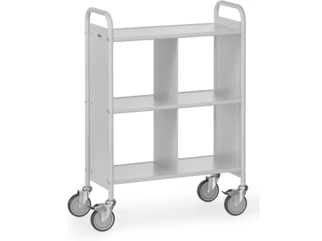 Dossierwagens 4872 150kg 720x350mm 2x2 Vakken Ral7035