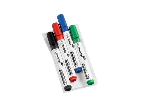 Viltstift Legamaster TZ100 Whiteboard Rond Assorti 1.5-3mm 4st
