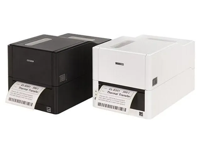 Citizen CL-E331, 12 dots/mm (300 dpi), cutter, ZPLII, Datamax Zwart