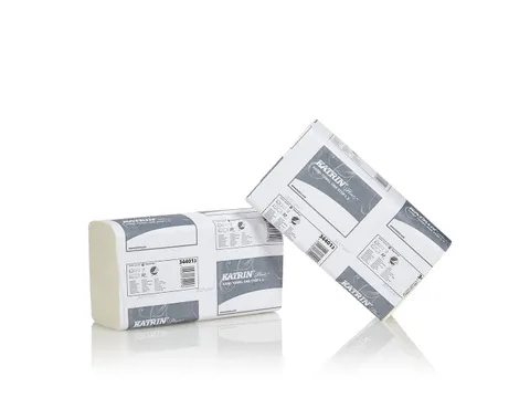 Katrin 344013 Plus Handdoek Interfold 3-laags Hoogwit