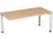 angle de liaison,HxlxP 680-800x1600x800mm,panneau hêtre,angulaire